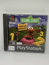 Ps1 Sesamstraße Elmo's Number Journey Playstation 1 One Sony Spiel *