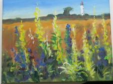 Ursula Braune Leuchtturm von Hiddensee, nicht signiert