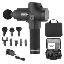 LCD Display Massagepistole Muscle Massage Gun 8 Kopfe und 30 Modi Massagegerat