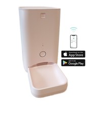 DOGNESS Automatischer Futterautomat Katze Hund App Futterspender mit Mikrofon 6L