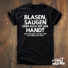 BLASEN, SAUGEN ODER DOCH MIT DER HAND? | ARBEIT GARTEN SPRUCH FUN SHIRT S-5XL