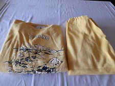 Kinder Freizeit/Hausanzug Größe 176 in der Farbe gelb