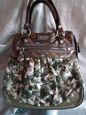 GG&L  Handtasche Be my Kitchen Queen in braun/grün, guter Zustand