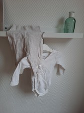 Lupilu pure collection Set Wickelbody & Hose ♡ Gr 62 / 68 ♡ 100 % BW ♡ 