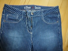 NEU!!! s.Oliver  Skinny Jeans  Hose  7/8 tel Gr. 164 170 reg. mit Streifen