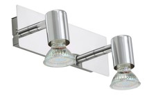 LED Wandleuchte 2x 5 Watt Wandlampe GU10 Badleuchte Briloner Splash 2290-028