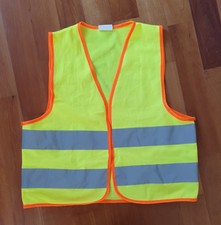 Warnweste für Kinder Größe 116/122 Reflektorstreifen Gelb