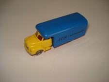 Lego Modellauto 1/87 Möbeltransporter Transport LkW Lastwagen gelb blau