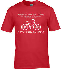 Boards Of Canada Inspiriertes Herren T-Shirt-Happy Radtouren 100% inoffizielle