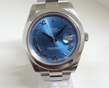 ROLEX Datejust II 41 Ref. 116300 Zifferblatt blau röm. Ziffern