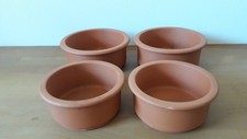 4 Pflanzschalen/Blumentöpfe Grabschale aus Ton 2x 15cm 2 x18cm ØText beachten!