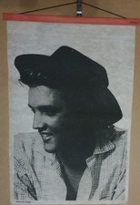Elvis-Bild/Leinwand 46cmx31,5cm zum Aufhängen-RAR-Neuwertig 