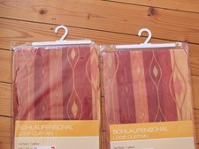 2  Vorhangschals, Konvolut,   245x140cm  Neu, Vorhang, Gardine