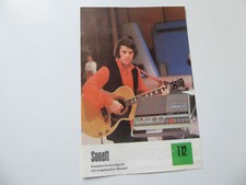 RFT Werbung für "Sonett"  DDR Kassettentonbandgerät (nicht gefaltet)