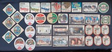 35 VINTAGE BIERMATTEN HEINEKEN INKL. EISHOCKEY, HEROS, HEISSLUFTBALLONS USW.