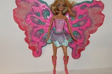 FAIRYTOPIA BARBIE PUPPE FEE ELFE mit FLÜGEL SPANNWEITE ca. 35 cm BLOND EDEL -64-