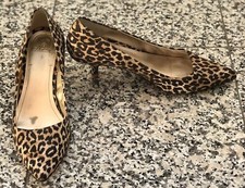  Pumps Animalprint Leopardenprint Tierprint braun taupe/ beige von ZARA Gr. 39