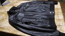 Jacke - Lederimitat  40 - schwarz neuwertig !!!