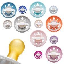 NIP Cherry Schnuller Kirschform  Beruhigungssauger Rund Form Latex 2er Pack 