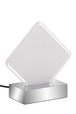 LED Tischleuchte Briloner 7429-018 Beistelllampe Schnurschalter Silber 3 Watt