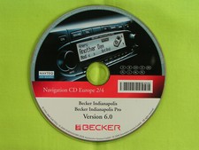 CD NAVIGATION BECKER INDIANAPOLIS 6. DEUTSCHLAND EU VW MERCEDES AUDI BMW PORSCHE