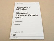 Reparaturleitfaden VW Transporter T3 Caravelle syncro Fahrwerk Bremsen Radlager