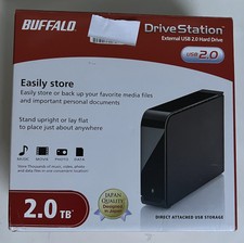 Buffalo DriveStation 2TB externe Festplatte, komplett, in OVP