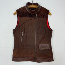 Welligogs Roxy Wachsweste Damen UK 14 braun gewachst Land Reitsport Körperwärmer