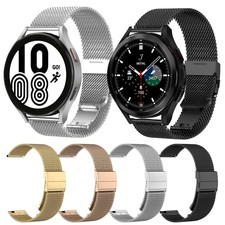 Für Samsung Galaxy Watch 4 40/44mm Watch 3 41/45mm Milanese Edelstahl Armband DE
