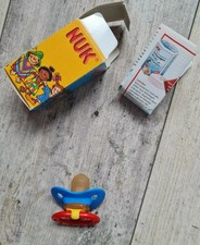 NUK Classic Schnuller Beruhigungssauger alt Größe 1 0-6m Latex Naturkautschuk
