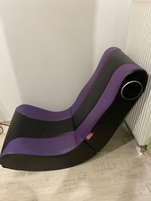 Music rocker Musik Sessel In Schwarz Lila Nur für SELBSTABHOLER