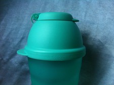 Tupperware junge welle becher schüttelbecher mix fix max schlumpf grün shake it