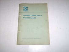 Buch Ersatzteile Liste Nr. 419.6/6 Sachs Stamo 76