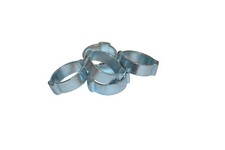 5 bis 1000 Stück 2 Ohrklemmen W1 Schlauchschellen Klemmschellen von 5mm bis 46mm