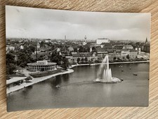 alte seltene AK Merseburg - Gotthardteich, Milchbar, Vogelvoliere, Alufolie 1975