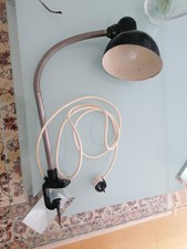 Kaiser Idell Lampe Schreibtischlampe Schwanenhals Klemmleuchte mit Drehschalter