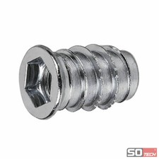 100 x SO-TECH® Einschraubmuffen M6 - M8 - M10 Einschraubmutter Eindrehmuffen