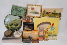 Konvolut Reklame Dose Werbedose Zigarette Tabak Bonbon Dragee Blech Bakelit RAR