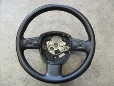 3-Speichen LEDER Sportlenkrad Audi A3 8P A4 B7 8E Lenkrad schwarz 8P0419091BL