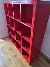 IKEA Kallax Regal Groß , rot, 150x150 cm 16 Fächer Gebraucht