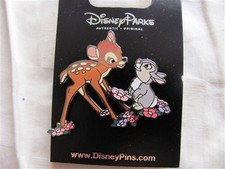 Disney Tauschen Pins 4793 Bambi & Klopfer Auf Blumen Set