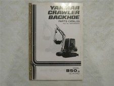 Ersatzteilkatalog Yanmar Crawler Backhoe B50-2 Parts List Catalog 1992