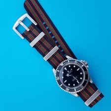NATO Strap Armband 20 mm Bond Goldfinger passend für Rolex Submariner etc. 8699