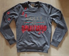 Gucci Herren Pullover, Sweatshirt, Grau, Gr. M-L