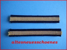 1 Paar Dienstgradabzeichen NVA Marine Ärmeltressen Fähnrich  neuwertig top Zust