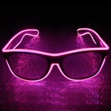 El Wire LED Gläser, Spezielle Shutter Light Monochrom EL Draht Glow Shades Brill