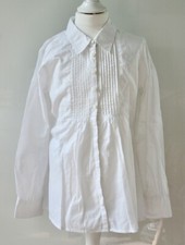 Tommy Hilfiger Hemd Bluse Gr. 122-128 / 7-8 Jahre weiß