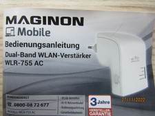 MAGINON WLR-755 AC 733MBit/s Dual Band WLAN-Verstärker Top in OVP