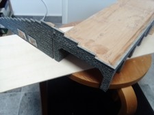 modelleisenbahn h0 zubehör Viadukt für Bahn oder Auto mit LED Beleuchtung 