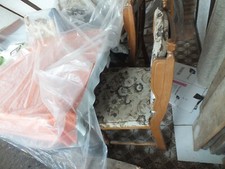 6 Stück STUHL STÜHLE ANTIK STYLE HOLZ Esszimmer Möbel Alte voll Eiche Antik 70e 